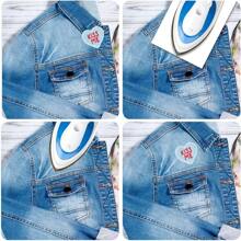 8pcs Heart Shaped Iron On Patches Cute Heart Colorful Embroidered Sew On Love Applique Patches DIY Accessories For Jeans Dress Clothing Repair And Decoration