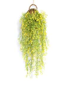 Sztuczne winorośle, kwiaty, wiszące na ścianie, sztuczny rattan, roślina, kwiat, wystrój domu - Wielokolorowe - Zobacz 15