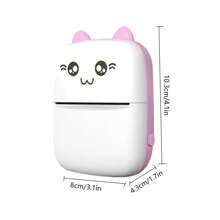 Label Maker - Portable Thermal Label Printer, Wireless Label Maker Machine Mini Sticker Printer With Rolls Thermal Label Paper, Mini Sticker Printer With Multiple Templates For Phone