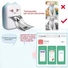 Label Maker - Portable Thermal Label Printer, Wireless Label Maker Machine Mini Sticker Printer With Rolls Thermal Label Paper, Mini Sticker Printer With Multiple Templates For Phone