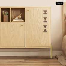 OUKANING Bed Risers - Gold - View 1