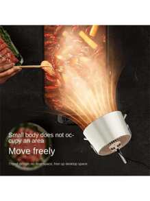 1pc Mini Desktop Range Hood, Portable Range Hood With 3 Speed Exhaust Fan, Large Suction Range Hood, With Removable Filter Element, USB Powered By, Portable Extractor Hood, For Indoor BBQ, Hot Pot, RV, Outdoor Camping - Small Household Range Hood - View 8