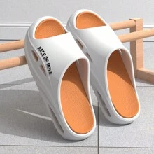 Tongs d'été pour hommes, confortables et décontractées, avec une semelle épaisse antidérapante et respirante (veuillez commander une taille au-dessus)