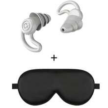 1 Pair Sound Proof Ear Plugs, Noise-Proof For Sleep, Workplace, Swimming - Light Gray - View 2