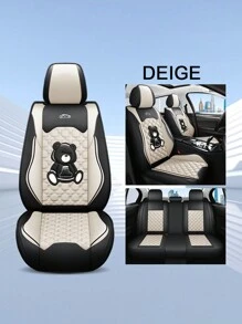 New 5-Seater Waterproof And Comfortable Full Coverage Car Seat Cushion, All Season Use