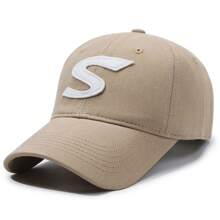 1 件男士刺绣可调节防晒优质棒球帽适合通勤和旅行四季 - A - 查看 10