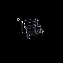1 Set Multi-Functional Acrylic Cosmetic Display Rack, Modern Minimalist Transparent Showcase For Items, Suitable For Bedroom, Living Room, Kitchen,For Holiday Beach, Bathroom Collection, Bedroom Collection, Large Capacity