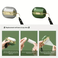 1pc/5pcs Double Sided Portable Hair Remover, Lint Cleaner Pet & Cat Hair Remover Clothes Fuzz Shaver Portable, Double Sided Hair Remover Lint Brush For Dog Hair And Cat Hair - Multicolor - View 9