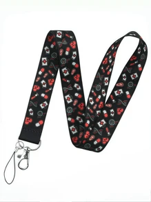 1 Stück Ärzte Krankenschwestern Halskette Schlüsselband Schlüsselanhänger für Schlüssel, ID Kreditkarte Pass Hängeseil Schlüsselanhänger, Handy Charm Accessoires, Geschenk zum Krankenschwestertag Auto Accessoires Tasche Charm Schultasche Zubehör Schlüsselbänder mit ID Halter Auto Accessoires Tasche Charms - Verschiedenfarbig - Übersicht 16