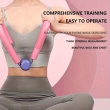Fitness Leg Clamp Leg Trainer Portable Home Pelvic Floor Muscle Yoga Pilates Home Sports Fitness Trainer, Gym