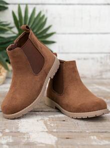 Export Original Black Elastic Waist Anti-Slip Wear-Resistant Rain Boots Socks, Lightweight Fashion Slip-On Short Boots For Students