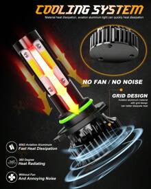 XWQHJW 2* Super Bright 6000K 10000LM IP67 Waterproof Cool White LED Headlight 9005 9004 H7 H11 Hi/Low Beam Kit  Easy To Install And Plug And Play, Halogen Lamp Substitute, Equipped With Two T10 Small Lights,Fit For Suzuki SX4 2007 2008 2009 2010 2011 2012 2013 Model