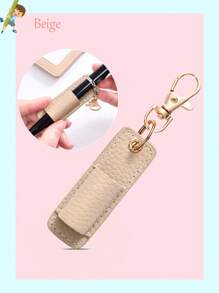 1pc Portable Student/Office Stationery Pen Holder With Key Chain, Mini Pen Clip,Back To School,School Supplies,Pencil Case,Pencil Pouch,School Bag