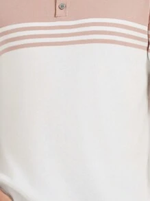 Men's Summer New Contrast Color Business Polo Shirt