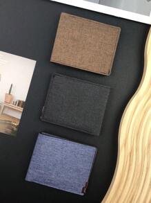 1 pieza Billetera corta de vintage para hombres, billetera multifuncional, billetera de negocios para hombres, portador de tarjetas de crédito con múltiples ranuras, monedero corto portátil y multifuncional de moda para hombres, billetera plegable horizontal delgada suave, accesorio de vestir perfecto para hombres, adecuado para múltiples ocasiones, regalo ideal para hombres, cumpleaños, Navidad, Año Nuevo