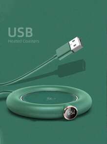 1 Pieza Calentador de taza de café inteligente para primavera, calentador de líquidos portátil para escritorio, calentador de tazas adecuado para calentar té, agua, cacao y leche. Es apto para decoración del hogar, cocinas, dormitorios, salas de estar, oficinas y es un artículo agradable para familiares y amigos. - Multicolor - Ver 9