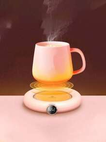 1 Pieza Calentador de taza de café inteligente para primavera, calentador de líquidos portátil para escritorio, calentador de tazas adecuado para calentar té, agua, cacao y leche. Es apto para decoración del hogar, cocinas, dormitorios, salas de estar, oficinas y es un artículo agradable para familiares y amigos. - Multicolor - Ver 5