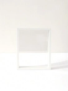 1 pieza Marco de exhibición transparente de doble cara, decoración de mesa, sin flores secas