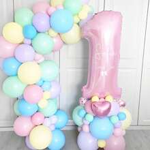20/40/60/100 sztuk Różowy balon 18 cali 12 cali 10 cali 5 cali Macaron Latex Party Balloon nadaje się do dekoracji ceremonii ukończenia szkoły, Wielkanocy, wesel, urodzin, wieczorów panieńskich, przyjęć tęczowych, przyjęć prysznicowych i przyjęć rocznicowych, Bożego Narodzenia