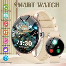 Hot 2025 New 1.3" Round Full Touch Smart Watch For Men & Women, Calling, Step Counting, Multi-Sport Modes, Call & Message Reminder, Multifunctional Smartwatch, Mother's Day Gift, Compatible With Android/IOS Phones