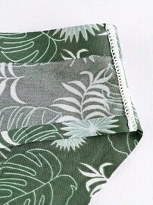 5قطعة من سروال بيكيني نسائي بطباعة ناعمة ، خصر منخفض متعدد الألوان ، مناسب لعيد الحب - متعدد الألوان - مشاهدة 8