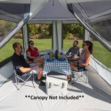 Ozark Trail 7-Person 2-In-1 Screen House Connect Tent With 2 Doors, Canopy Sold Separately - Grey - View 6
