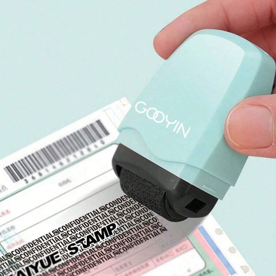 Timbro A Rullo Per Protezione Privacy - Cancella Dati Personali Su Documenti E Buste - Foto 10