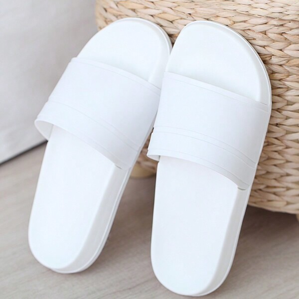 Men's Slippers, Indoor Slip-On Shower Slippers, Outdoor Casual Slippers