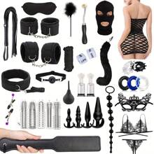 Juego de bondage para parejas BDSM, juguetes sexuales para adultos, accesorios eróticos como esposas y plugs anales, para juegos sexuales en tienda de productos SM