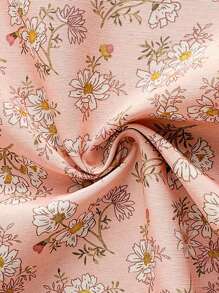 1 buah/Celemek Dapur Poliester Motif Bunga dengan Kantong untuk Wanita - Sempurna untuk Memasak & Natal, Lapisan Mikrofiber Ultra Lembut - MultiWarna - View 5