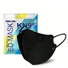 10PCS Highly Attractive Level Adult Disposable Disposable 5D Three-Dimensional KN95 Protective Mask 3DMASK Four Layers, For Both Men And Women