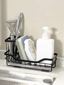 1 chiếc kệ đựng đồ dùng nhà bếp, giá để xà phòng rửa chén và miếng bọt biển, kệ thoát nước bồn rửa, dùng để đựng phụ kiện rửa chén, dụng cụ nhà bếp, hộp đựng đồ, đồ sắp xếp, cũng thích hợp để trang trí phòng, dùng trong nhà bếp, phòng ăn, tiệc tùng, cắm trại, họp mặt, một món quà lý tưởng cho bạn bè và gia đình. - Nhiều màu - Xem 10