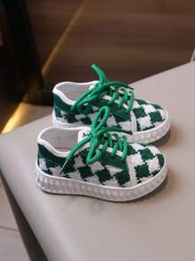 1 paire de chaussures de mode décontractées et confortables avec semelle antidérapante et surface douce, convient aux bébés pour une utilisation occasionnelle et saisonnière
