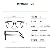 1 件 2025 新款时尚轻质猫眼眼镜框，时尚平顶眼镜，适合街头潮流，情人节礼物 - 11216247 - 查看 2