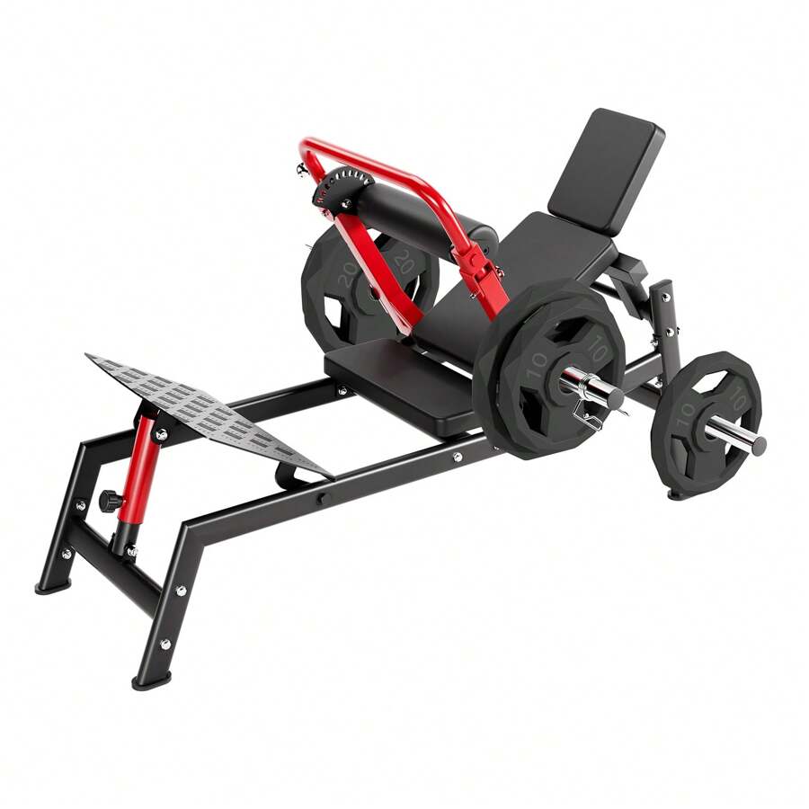 Hip Thrust Machine, 900LBS Capacity Plate-Loaded Glute Bridge Machine With Weight Holder Adjustable Footboard, Heavy Duty Butt Exercise Equipment For Glute Muscles Building And Butt Shaping - Black - View 1
