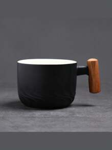 Ceramic Wooden Handle Italian Coffee Cup, Sandalwood Handle Tea Cup With Tea Strainer And Lid, Ceramic Tea Cup Japanese Style Wooden Handle Porcelain Small Coffee Cup Gradient Glaze Tea Cup Ceramic Kung Fu Small Tea Cup, Gift Box Set For Afternoon Tea, Italian Espresso Cup Japanese Style Simple Mini Coffee Cup