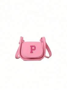 A Mini Casual, Versatile And Simple Solid Color Diy Pu Material Diagonal Shoulder Bag With 26 A-Z Letters. You Can Think Of It As A Lipstick Coin Purse That Be Worn On One Or Cross-Body. Suitable For Teen To Use When School, Traveling Shopping. Christmas, Thanksgiving, Valentine's Day, Friday Gifts. The Best Gift. - Multicolor - View 33