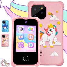 Kids Smart Phone , Christmas Birthday Gifts For Girls Age 6-12 Kids Toys Cell Phone, Touchscreen Learning Play Toy Phone With Dual Camera, Game, Music Player, Best Choice For Christmas Gifts