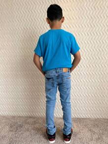 ROBLOX JEANS PANTS YOUTH JEANS INTERNAL ADJUSTMENT ON THE HIGHEST - Light Wash - View 3