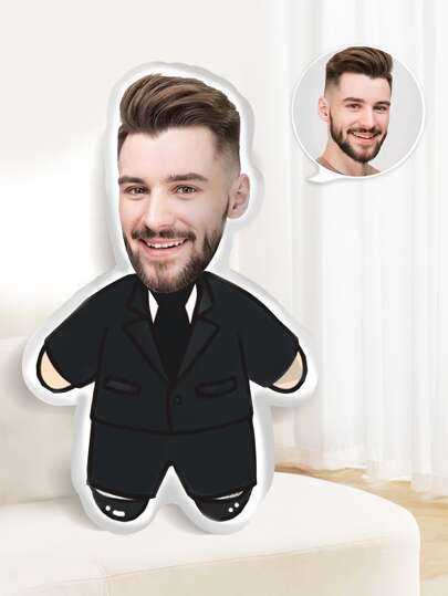 1pc Customized Face Pillow, Personalized Face Pillow, Personalized 3D Pillow, Customized Head Pillow, Customized Picture Cushion Washable Cute Custom,Unique,Personalized Ideal Gifts For Boyfriend,Ideal Gifts For Girlfriend,Ideal Gifts For Friends,Ideal Gifts For Dad,Ideal Gifts For Mom,Ideal Gifts For Family Friends,Girlfriend,Boyfriend,Son,Daughter,Mom,Dad,Family For Birthdays,For Anniversaries Sofa,Bed,Car,Tea Room,Bedroom,Living Room,Breathable,Lightweight,Washable,Funny,Cute,Love,Soft,Comfortable,Elegant,Simple,Custom,Personalized,Unique,Ideal Gifts For Him,Ideal Gifts For Her,Him,Her,Boyfriend,Girlfriend,Dad,Mom,Family,Friends,For Anniversaries,For Mother's Day,For Birthdays,For Valentine's Day,For Graduation,For Father's Day,For Weddings,For Housewarming,Sofa,Bed,Car,Tea Room,Bedroom,Bathroom,Living Room,Dining Room,Customized Decorative Pillows,Halloween Edit