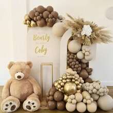 20/40/60/100pcs Brown Balloons 18 Inches 12 Inches 10 Inches 5 Inches Brown Latex Party Balloons Suitable For Graduation, Bear Themed Parties, Weddings, Birthdays, Bridal Showers, Shower Parties, Anniversary Party Decorations,Christmas