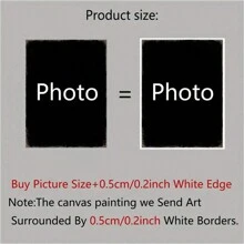 1PC Frameless Canvas Art Poster - Creative Wall Decor For Home, Bedroom, Kitchen, Living Room, Bathroom, Office, Cafe, Hotel - For Movie Fans - Perfect Gift For Home Decor Enthusiasts