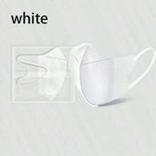 10PCS一次性透气脸部薄口罩高颜值3d防护立体美白脸部小号独立包装男女通用