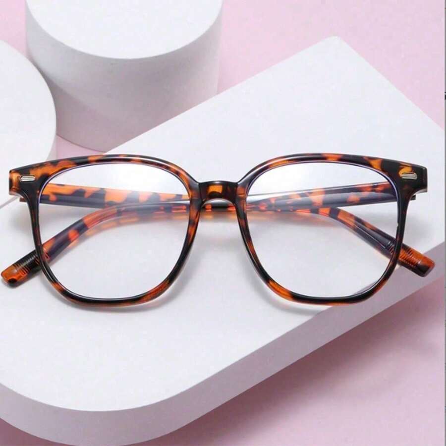 1 件 2025 新款时尚轻质猫眼眼镜框，时尚平顶眼镜，适合街头潮流，情人节礼物 - 11216247 - 查看 1