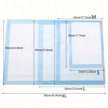 50 sztuk/opakowanie Jednorazowe podkładki na nietrzymanie moczu, wodoodporne chłonne maty do przewijania dla niemowląt, oddychające i szczelne