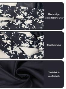 1/2/3 Stücke Elastische Satinsatin Schlafmütze/Make-up-Duschhaube/Tägliche Haarkappe für Frauen, Seide Satinkappe