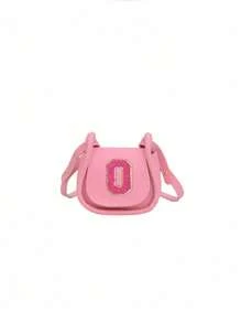 A Mini Casual, Versatile And Simple Solid Color Diy Pu Material Diagonal Shoulder Bag With 26 A-Z Letters. You Can Think Of It As A Lipstick Coin Purse That Be Worn On One Or Cross-Body. Suitable For Teen To Use When School, Traveling Shopping. Christmas, Thanksgiving, Valentine's Day, Friday Gifts. The Best Gift. - Multicolor - View 48