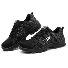frysen Frysen chaussures de sécurité hommes femmes chaussures de travail chaussures légères à bout en acier baskets de travail antidérapantes respirantes avec embout en acier 35-48EU
