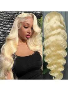 BINF 613 Blonde 4x4 Transparent Lace Closure Human Hair Wigs For Women 20-30Inch Body Wave 4x4 Closure Wigs Human Hair Brazilian Remy Hair Wig - Blonde - View 3