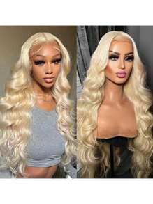 BINF 613 Blonde 4x4 Transparent Lace Closure Human Hair Wigs For Women 20-30Inch Body Wave 4x4 Closure Wigs Human Hair Brazilian Remy Hair Wig - Blonde - View 2